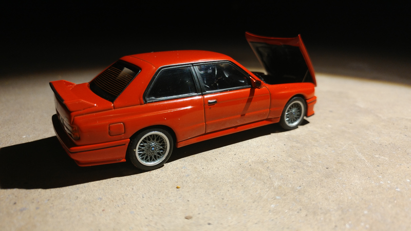The hood opens E30-correct, moving forward first and then tilting up. Gorgeous.
